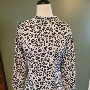 NWOT LOFT Leopard Print Cotton Thermal